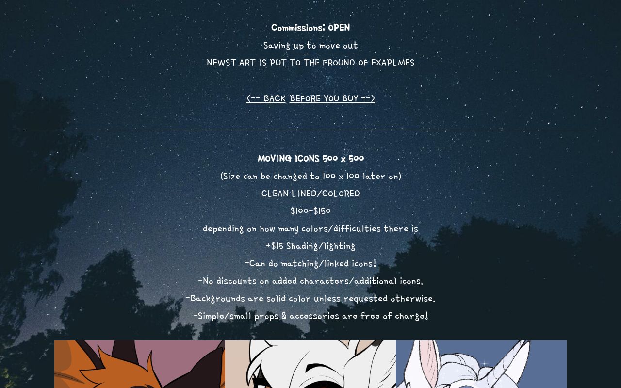 fleaking commissions